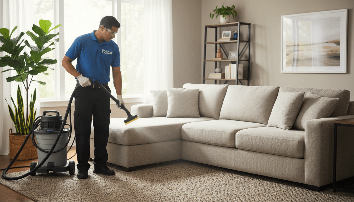 Behind and under furniture cleaning